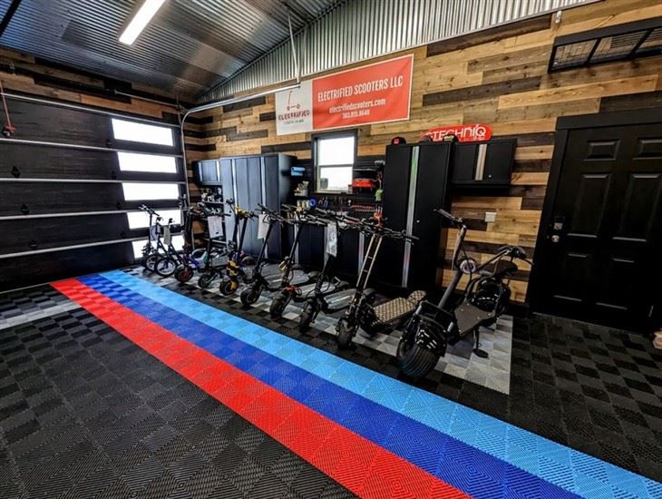 Rigid Modular Garage Floor Tile